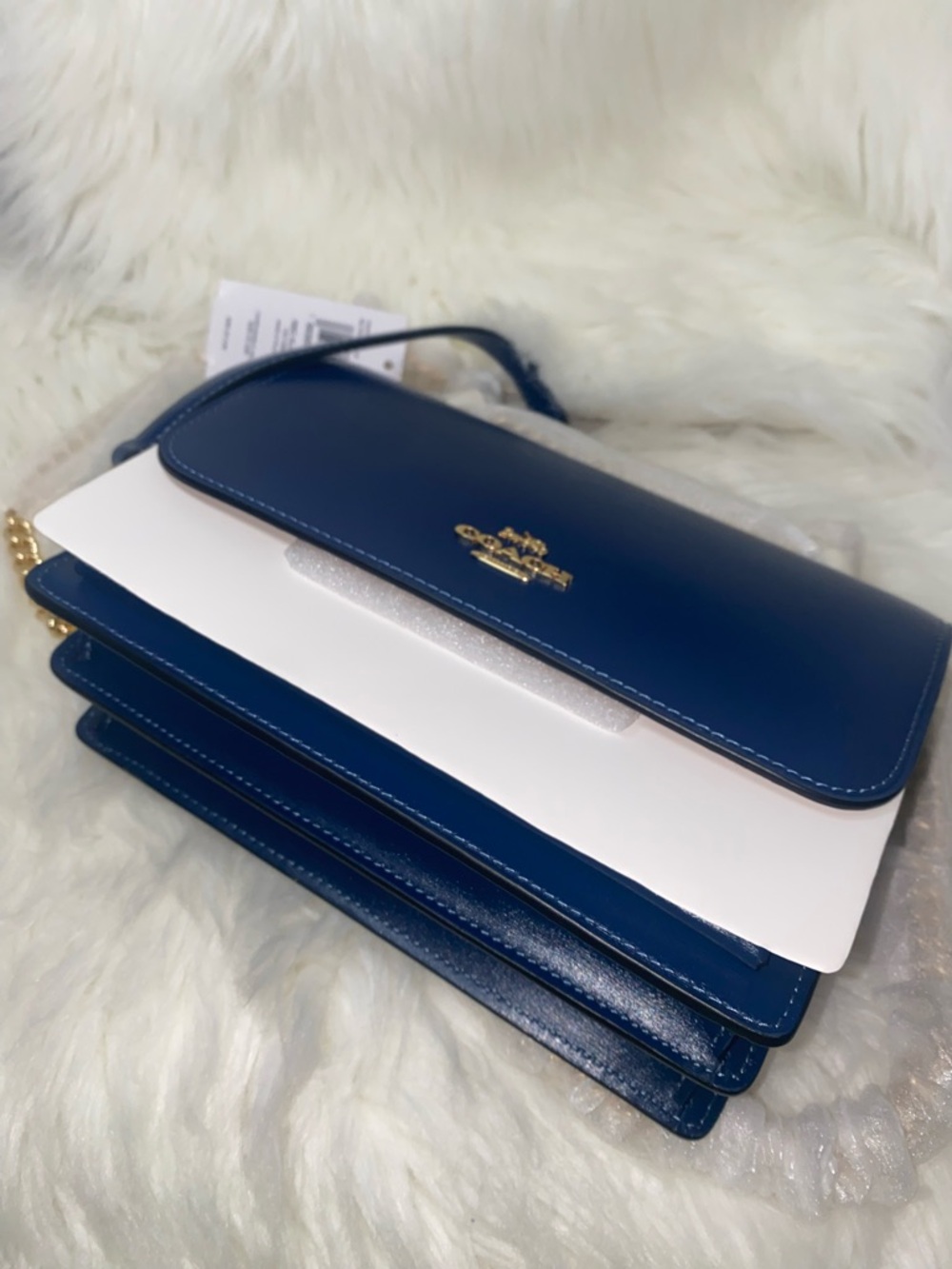 Coach 💙 leather purse Klare crossbody bag New - Picture 4 of 8